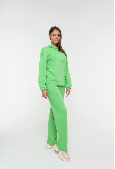 Салатовий спортивний костюм петля з капюшоном. Maritel. Зображення 4