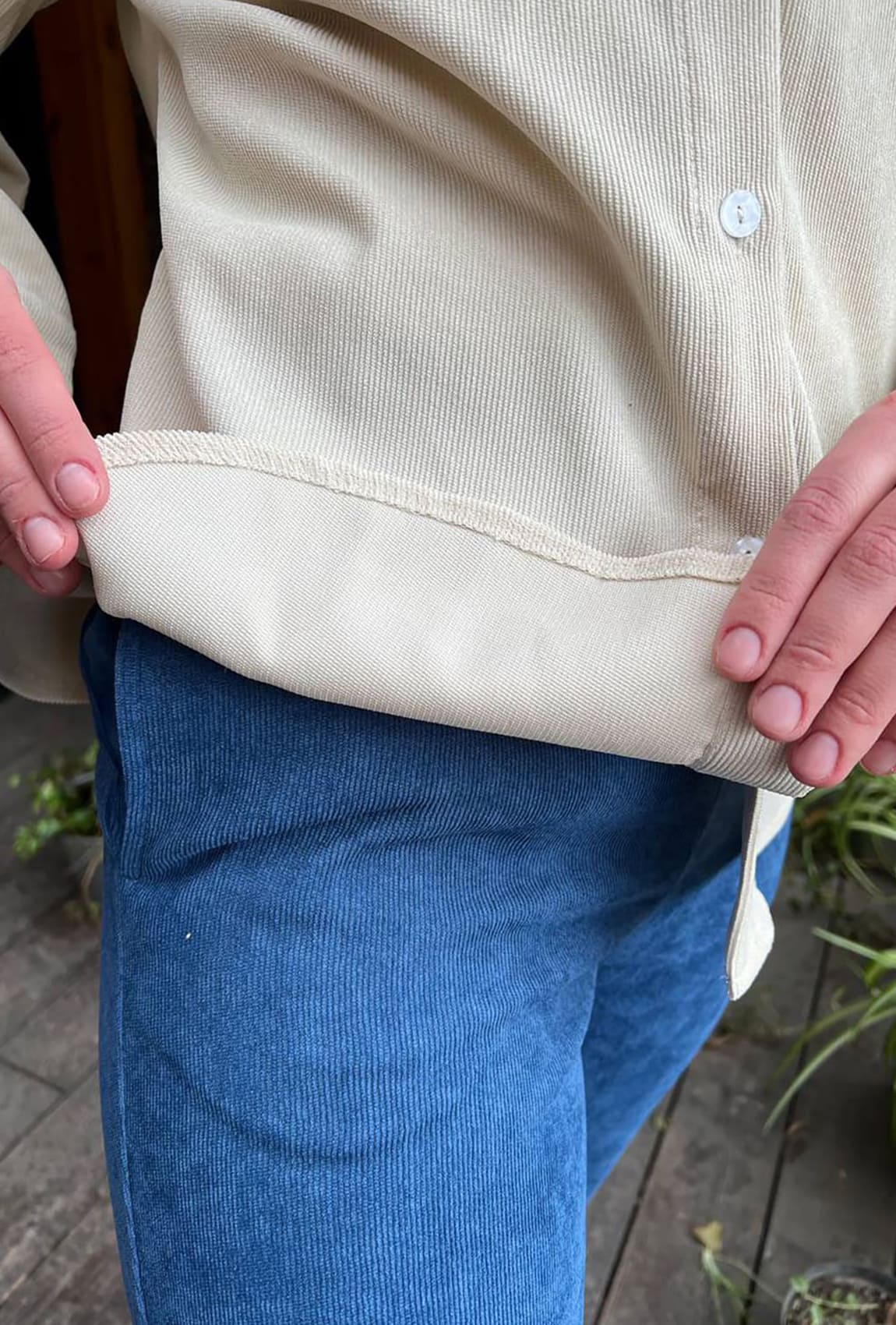 Синьо-бежевий вельветовий костюм —  254692. Maritel. Зображення 1 Синьо-бежевий вельветовий костюм —  254692. Maritel. Зображення 1