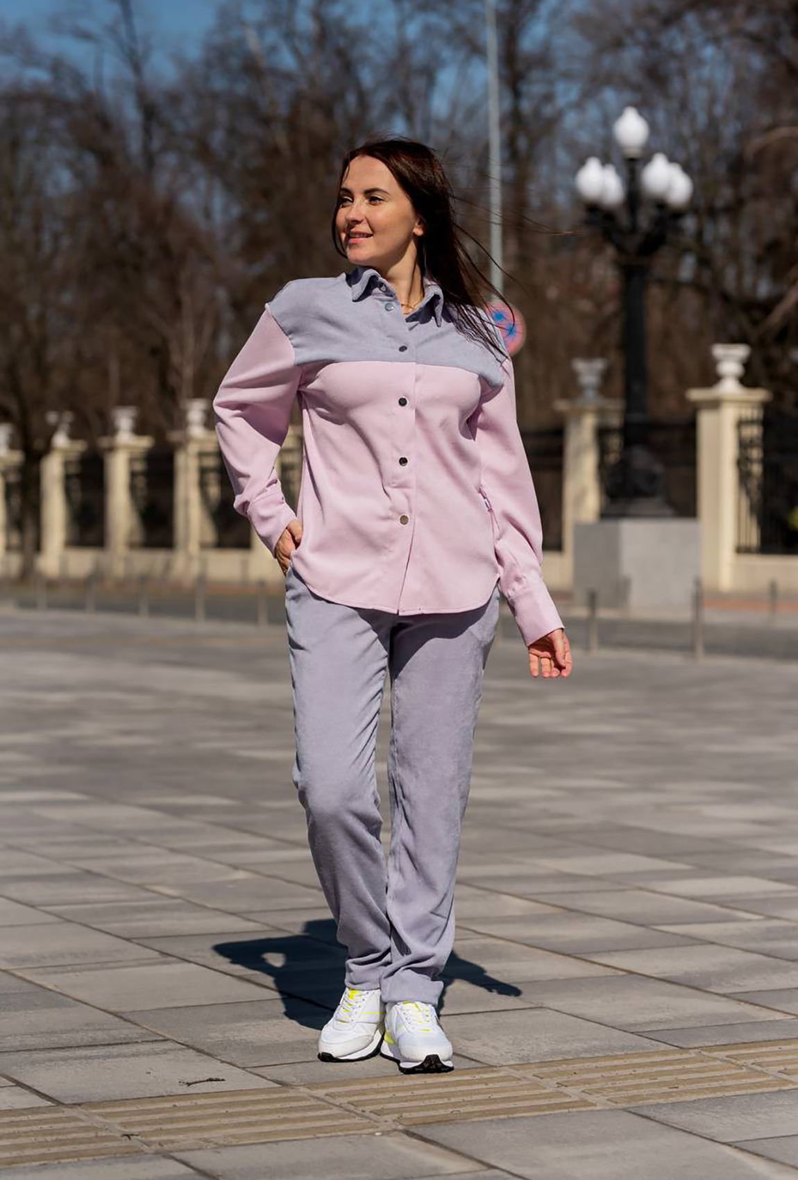 Лавандово-рожевий вельветовий костюм — 608466. Maritel Лавандово-рожевий вельветовий костюм — 608466. Maritel