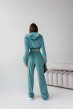 Ментоловий велюровий костюм на блискавці — 495493. Maritel. Зображення 1 Ментоловий велюровий костюм на блискавці — 495493. Maritel. Зображення 1