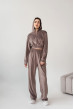 Бронзовий велюровий костюм на блискавці — 552327. Maritel Бронзовий велюровий костюм на блискавці — 552327. Maritel