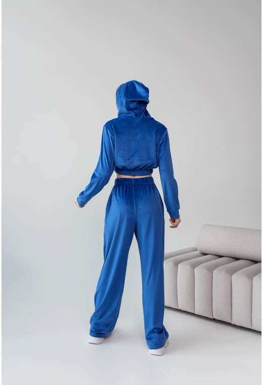 Костюм велюровий на блискавці електрик — 245468. Maritel. Зображення 1 Костюм велюровий на блискавці електрик — 245468. Maritel. Зображення 1