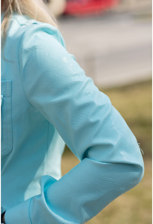 Тифани рубашка эко кожа питон — 862557. Maritel. Изображенние 2 Тифани рубашка эко кожа питон — 862557. Maritel. Изображенние 2