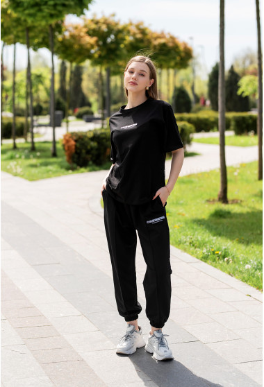 Черный костюм с футболкой madfornothing. Maritel. Изображенние 10