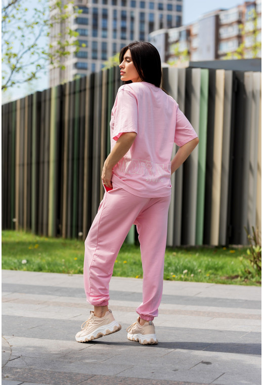 Рожевий костюм з футболкою madfornothing — 631609. Maritel. Зображення 3 Рожевий костюм з футболкою madfornothing — 631609. Maritel. Зображення 3