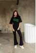 Чорний костюм з футболкой Wellness — 326392. Maritel Чорний костюм з футболкой Wellness — 326392. Maritel