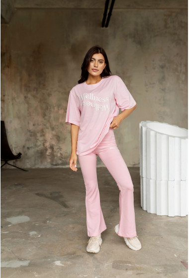 Розовый костюм с футболкой Wellness . Maritel. Изображенние 5