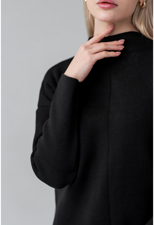 Черный костюм с туникой воротник стойка — 745186. Maritel. Изображенние 2 Черный костюм с туникой воротник стойка — 745186. Maritel. Изображенние 2