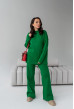 Зеленый костюм с туникой воротник стойка — 147046. Maritel Зеленый костюм с туникой воротник стойка — 147046. Maritel