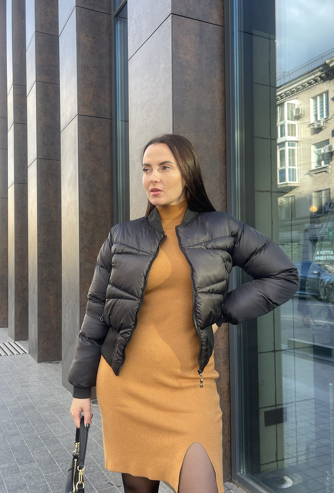 Черная короткая куртка — 462622. Maritel Черная короткая куртка — 462622. Maritel