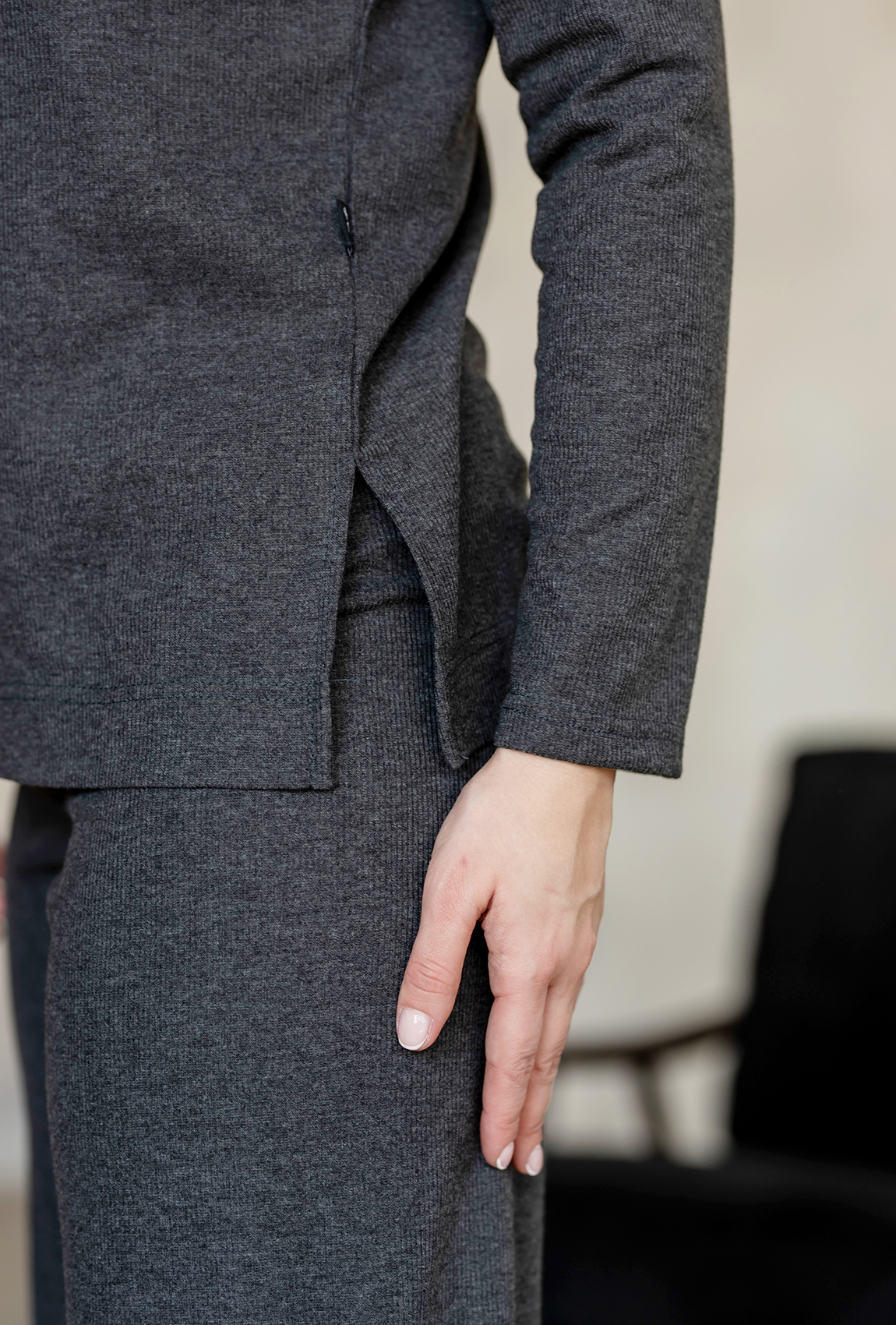 Графитовый костюм Натали — 398835. Maritel. Изображенние 3 Графитовый костюм Натали — 398835. Maritel. Изображенние 3