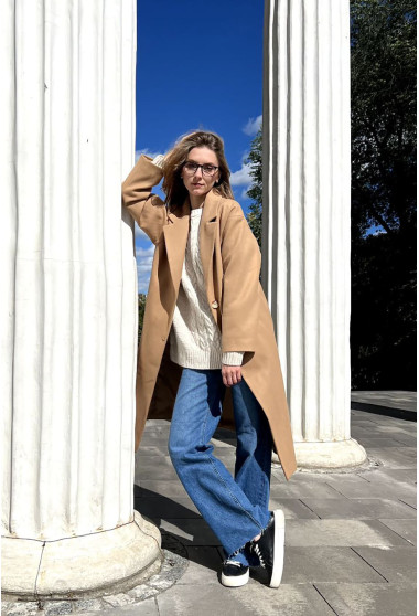 Кашемірове пальто візон. Maritel. Зображення 12