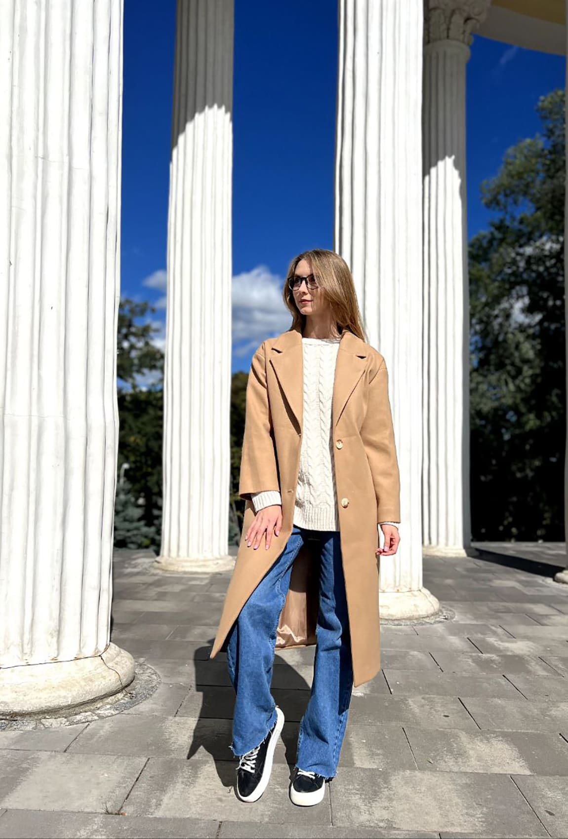 Кашемірове пальто візон —  101287. Maritel. Зображення 2