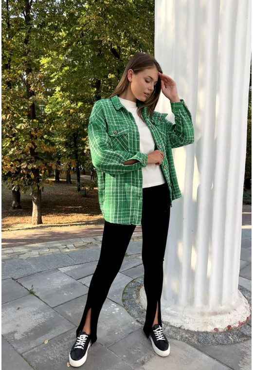 Зеленая рубашка твид. Maritel. Изображенние 2 Зеленая рубашка твид. Maritel. Изображенние 2