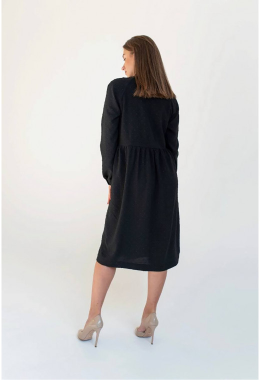 Чорна сукня-сорочка — 526216. Maritel. Зображення 2 Чорна сукня-сорочка — 526216. Maritel. Зображення 2