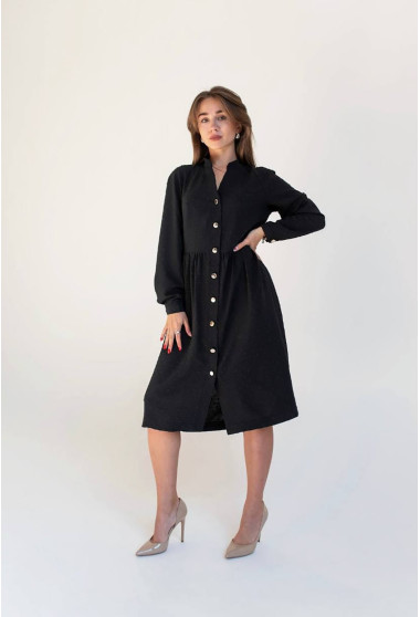 Чорна сукня-сорочка. Maritel. Зображення 2