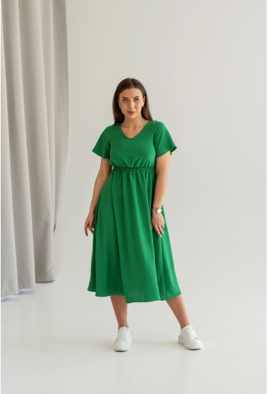 Зелена сукня жатка . Maritel. Зображення 5