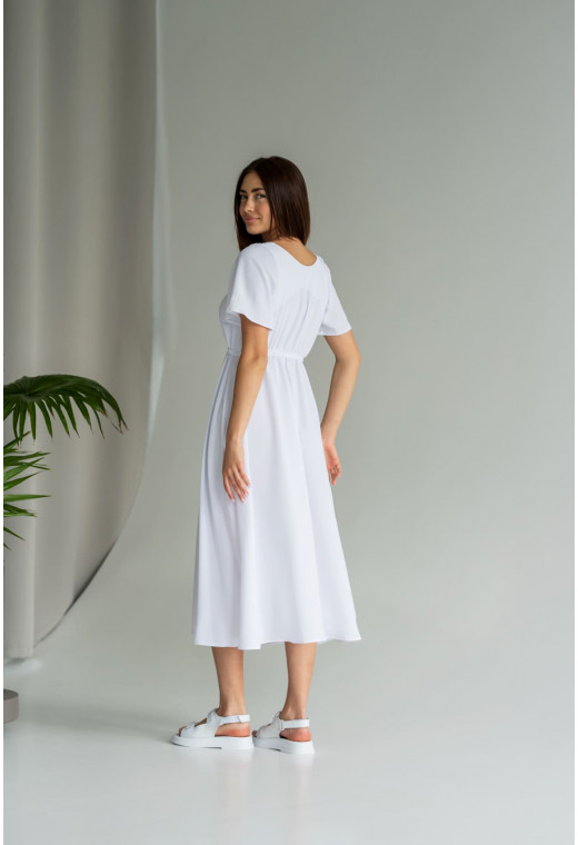 Сукня жатка молочного кольору — 493067. Maritel. Зображення 1 Сукня жатка молочного кольору — 493067. Maritel. Зображення 1