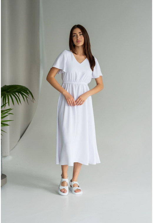 Сукня жатка молочного кольору — 493067. Maritel. Зображення 2 Сукня жатка молочного кольору — 493067. Maritel. Зображення 2