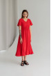 Красное платье жатка — 103374. Maritel Красное платье жатка — 103374. Maritel