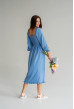Голубое вязаное платье резинка —  588854. Maritel. Изображенние 1 Голубое вязаное платье резинка —  588854. Maritel. Изображенние 1