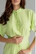 Платье льняное на пуговицах лаймового цвета — 584500. Maritel. Изображенние 1 Платье льняное на пуговицах лаймового цвета — 584500. Maritel. Изображенние 1