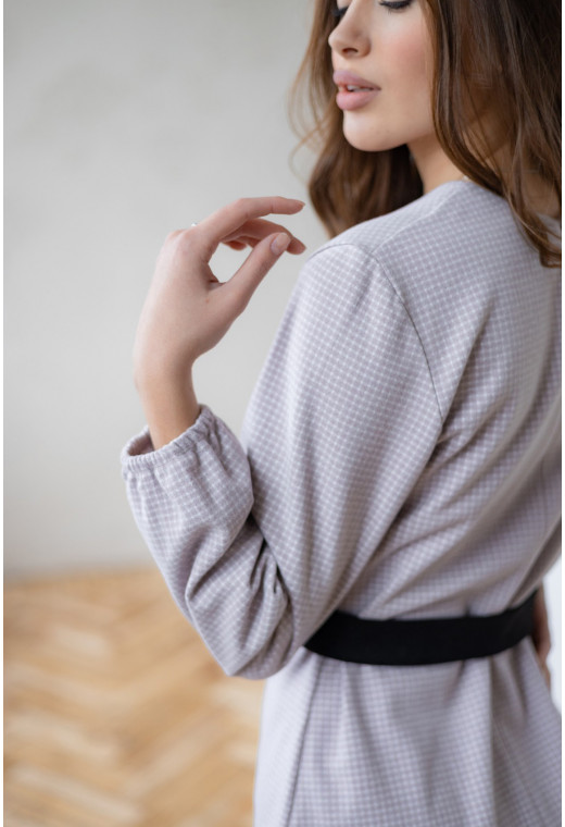 Пудровое платье с подрезом — 729479. Maritel. Изображенние 1 Пудровое платье с подрезом — 729479. Maritel. Изображенние 1