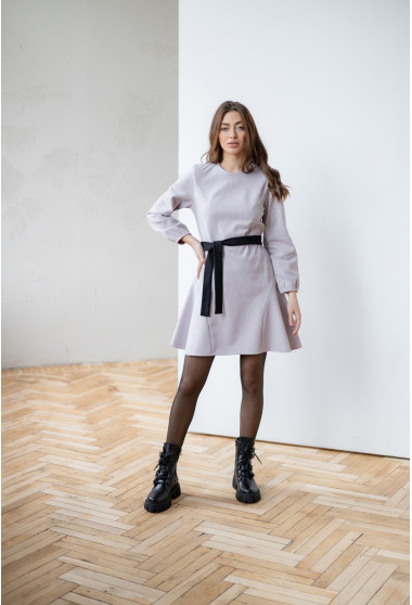 Пудрова сукня з підрізом. Maritel. Зображення 6