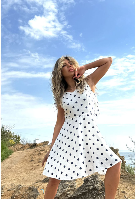 Білий сарафан в горох — 858317. Maritel. Зображення 3 Білий сарафан в горох — 858317. Maritel. Зображення 3