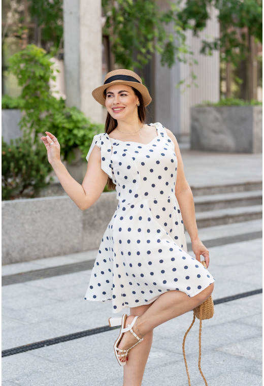 Білий сарафан в горох — 858317. Maritel. Зображення 4 Білий сарафан в горох — 858317. Maritel. Зображення 4