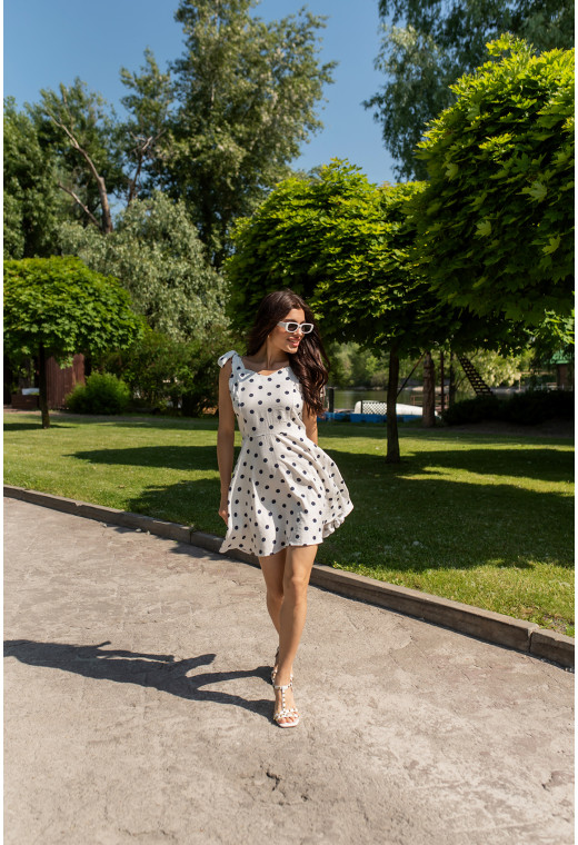 Білий сарафан в горох — 858317. Maritel. Зображення 1 Білий сарафан в горох — 858317. Maritel. Зображення 1