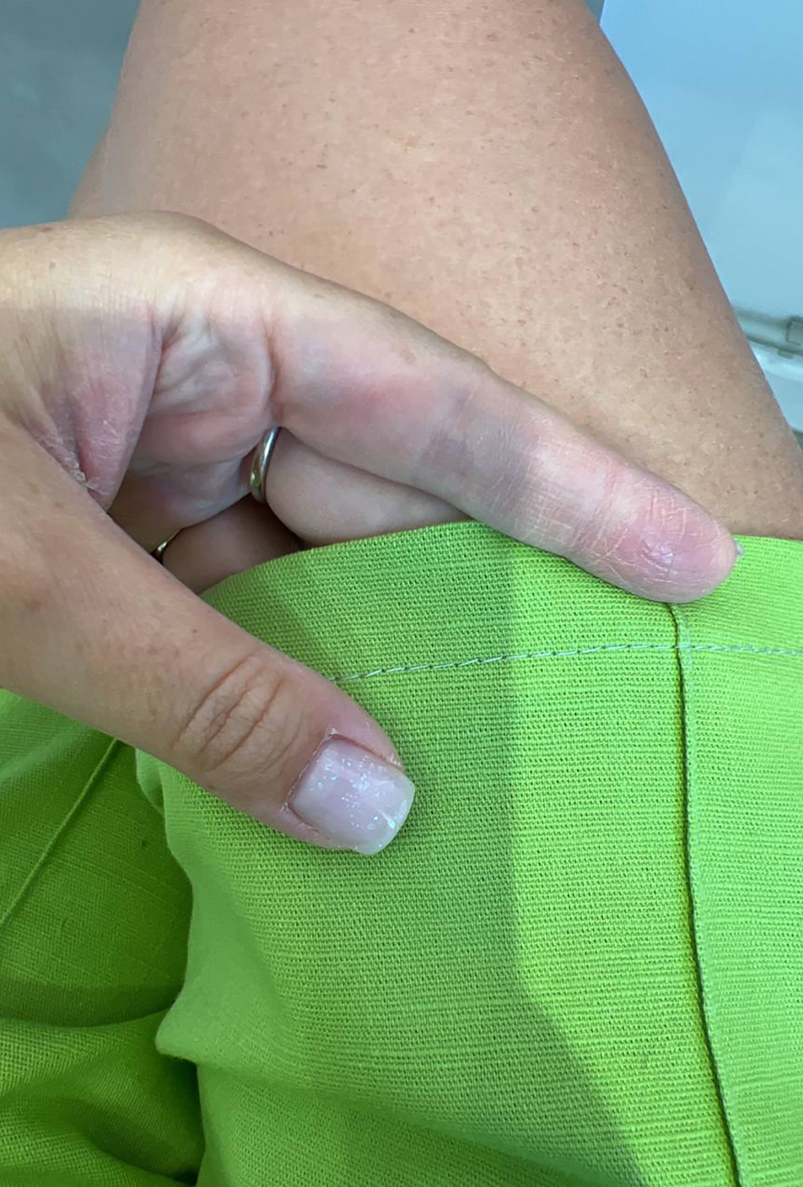 Зеленые льняные шорты — 657953. Maritel. Изображенние 1 Зеленые льняные шорты — 657953. Maritel. Изображенние 1