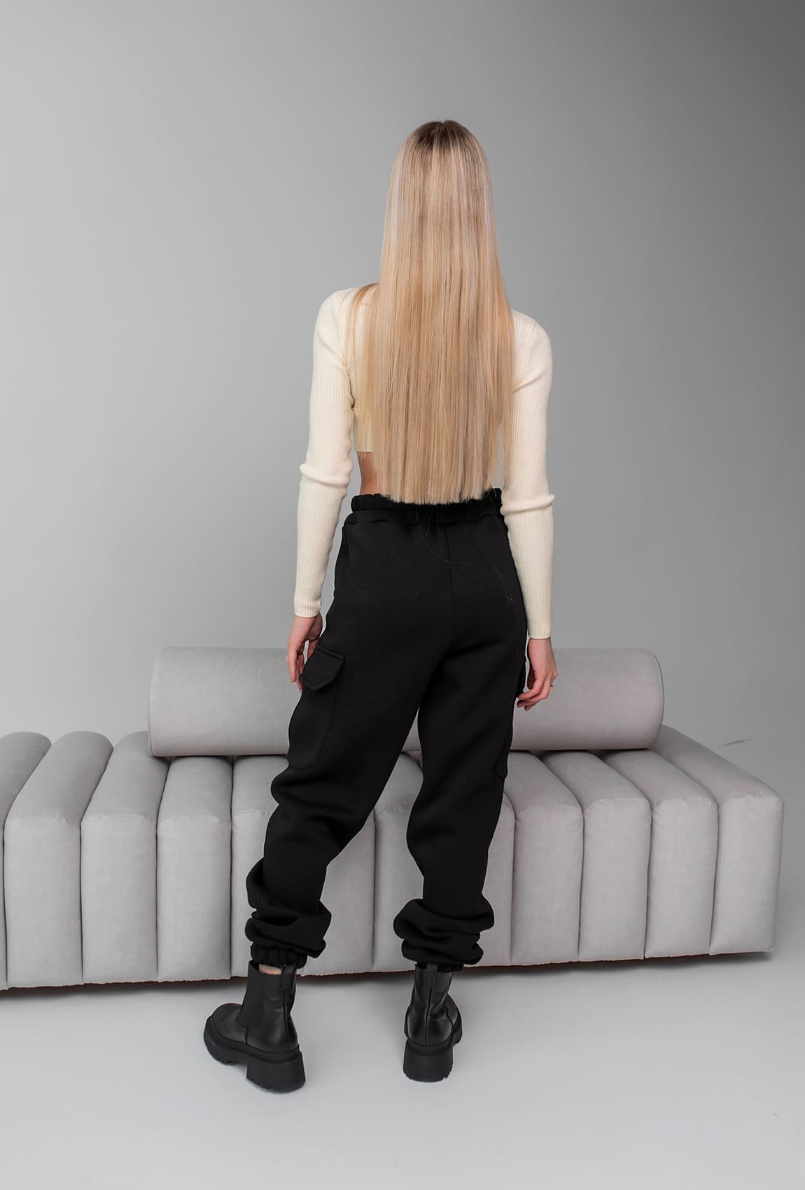 Черные брюки карго —  901488. Maritel. Изображенние 1