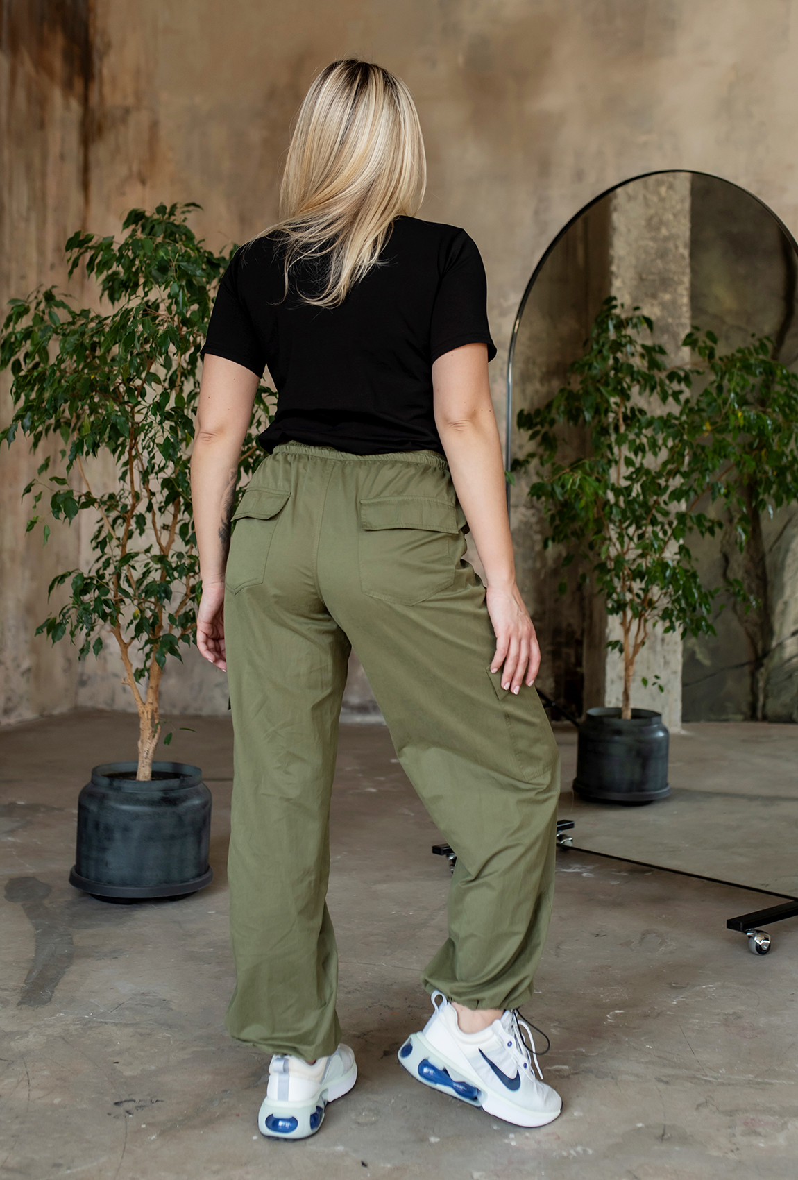 Штани карго з фіксаторами хакі — 584503. Maritel. Зображення 3 Штани карго з фіксаторами хакі — 584503. Maritel. Зображення 3