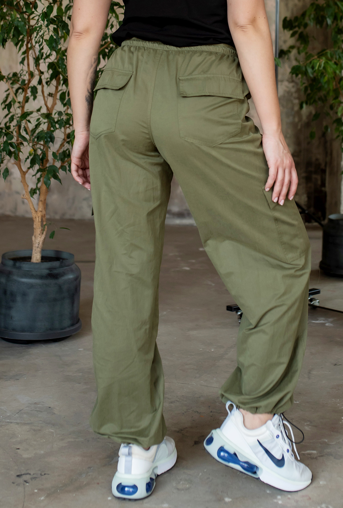 Штани карго з фіксаторами хакі — 584503. Maritel Штани карго з фіксаторами хакі — 584503. Maritel