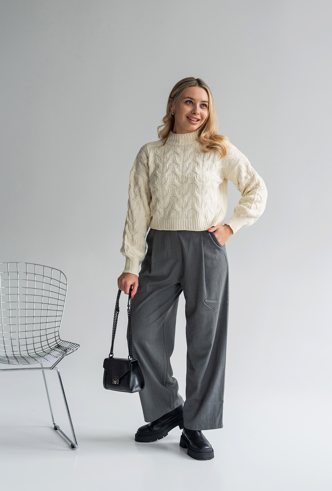 Серые брюки —  525528. Maritel