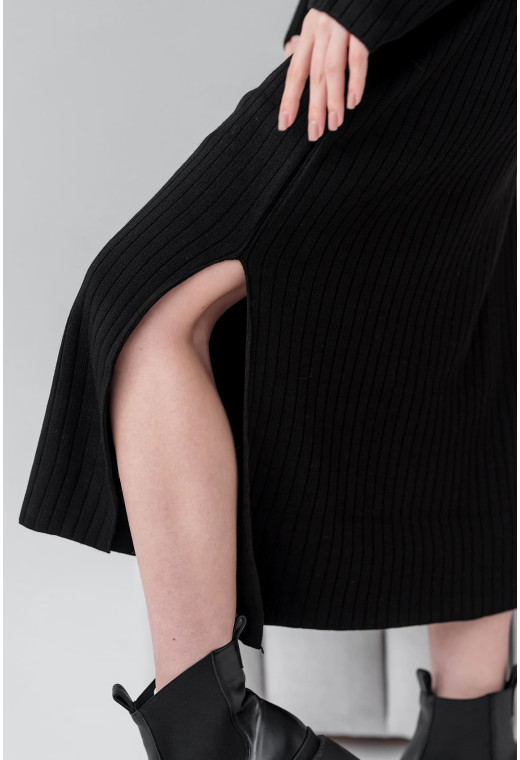 Черное платье под горло — 577550. Maritel. Изображенние 2 Черное платье под горло — 577550. Maritel. Изображенние 2