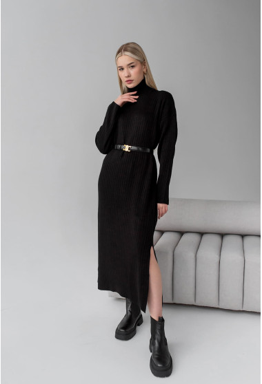 Чорна сукня під горло. Maritel. Зображення 7