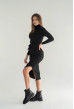 Чорна в'язана сукня резинка — 595231. Maritel Чорна в'язана сукня резинка — 595231. Maritel