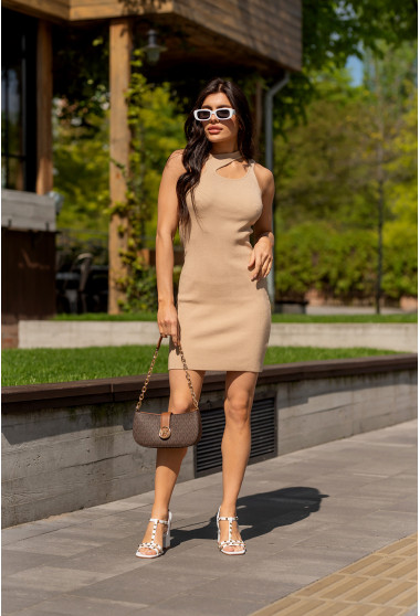 Бежева сукня без рукавів. Maritel. Зображення 12