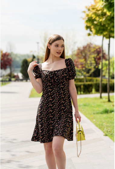 Черное платье на завязках. Maritel. Изображенние 11