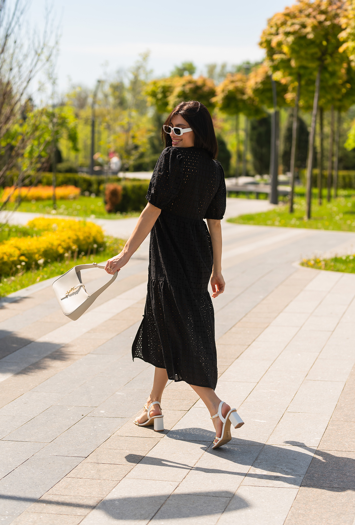 Чорна сукня прошва довга —  707069. Maritel. Зображення 1