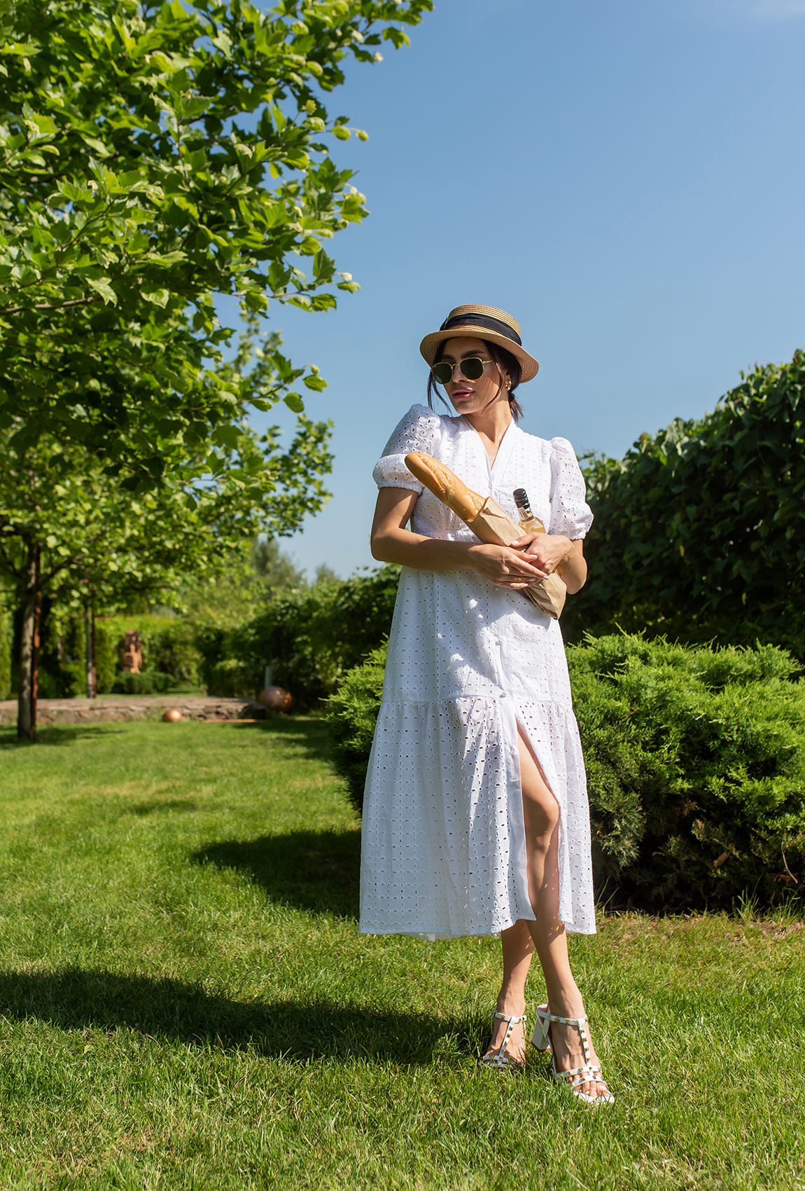 Біла сукня прошва довга —  413240. Maritel Біла сукня прошва довга —  413240. Maritel