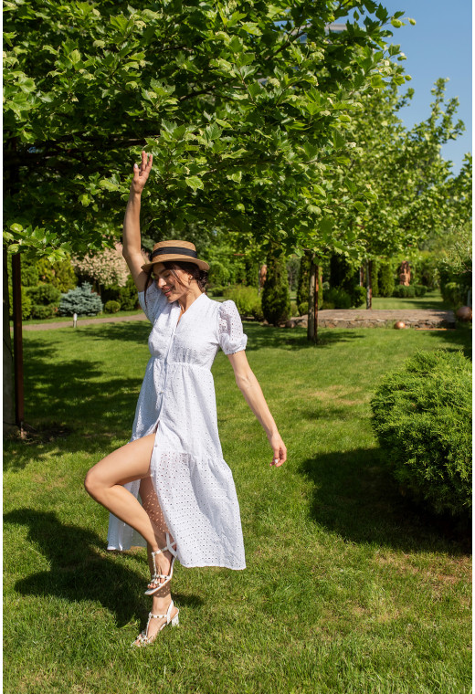 Біла сукня прошва довга —  413240. Maritel. Зображення 2 Біла сукня прошва довга —  413240. Maritel. Зображення 2