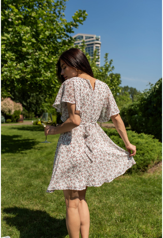 Біла шифонова сукня сонце — 401275. Maritel. Зображення 2 Біла шифонова сукня сонце — 401275. Maritel. Зображення 2