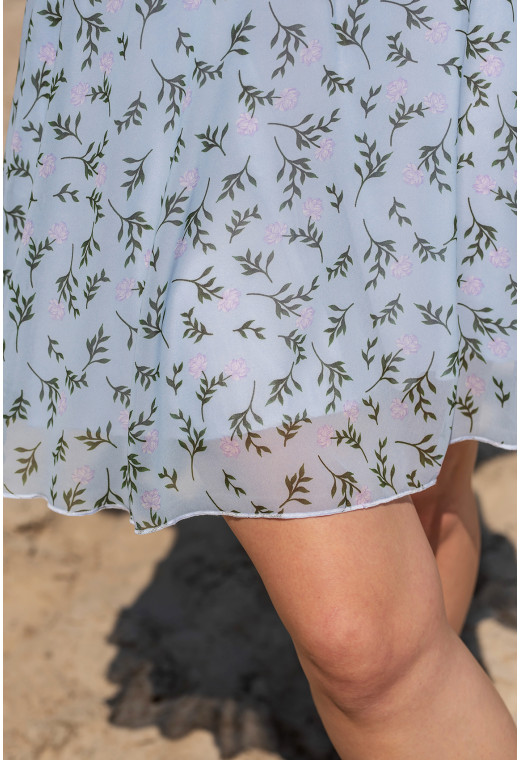 Синее платье солнце шифон — 360428. Maritel. Изображенние 2 Синее платье солнце шифон — 360428. Maritel. Изображенние 2