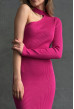 Малиновое платье с открытым плечом. Maritel. Изображенние 3 Малиновое платье с открытым плечом. Maritel. Изображенние 3
