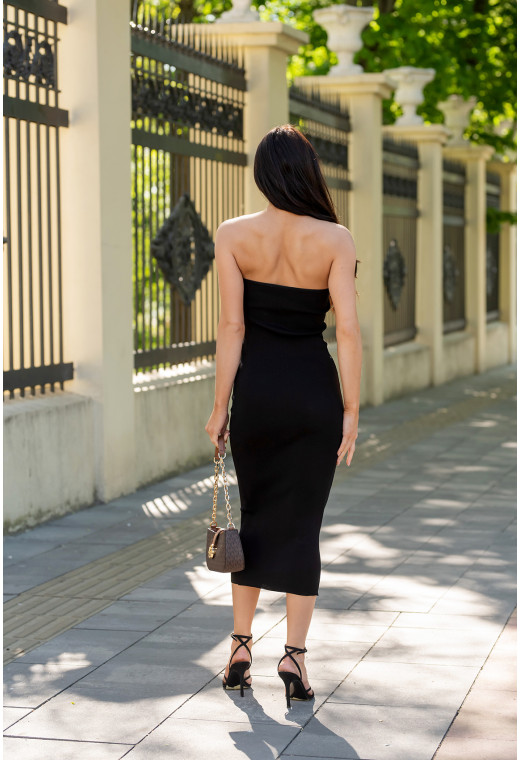 Черное платье с кольцом — 580585. Maritel. Изображенние 1 Черное платье с кольцом — 580585. Maritel. Изображенние 1