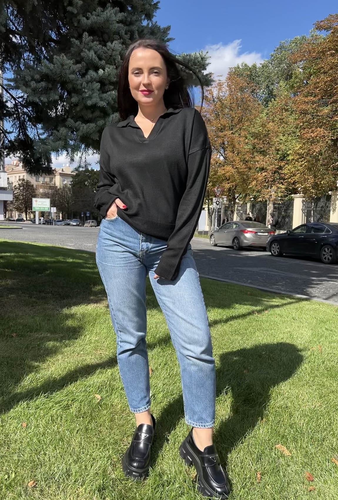 Чорний светр поло — 455516. Maritel Чорний светр поло — 455516. Maritel