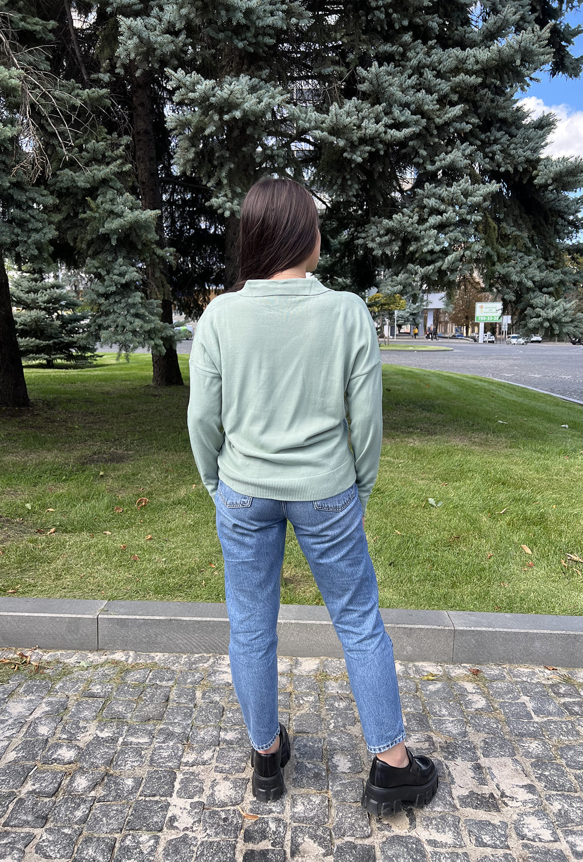 Оливковий светр поло — 520592. Maritel. Зображення 1 Оливковий светр поло — 520592. Maritel. Зображення 1